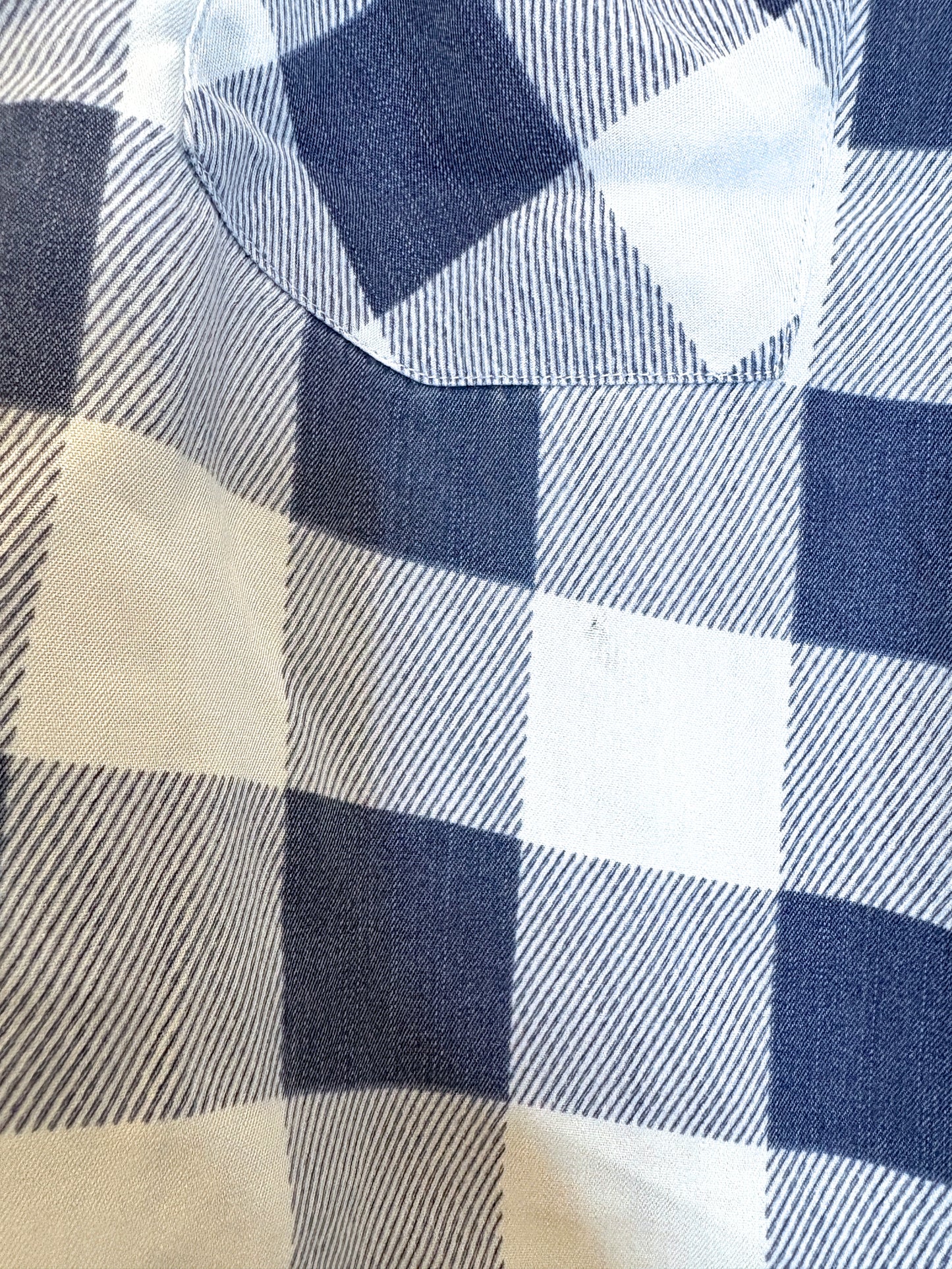 Rails Cropped Plaid Shirt M