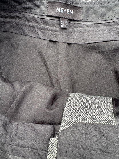 Me+em Grey Wool Trousers UK 10