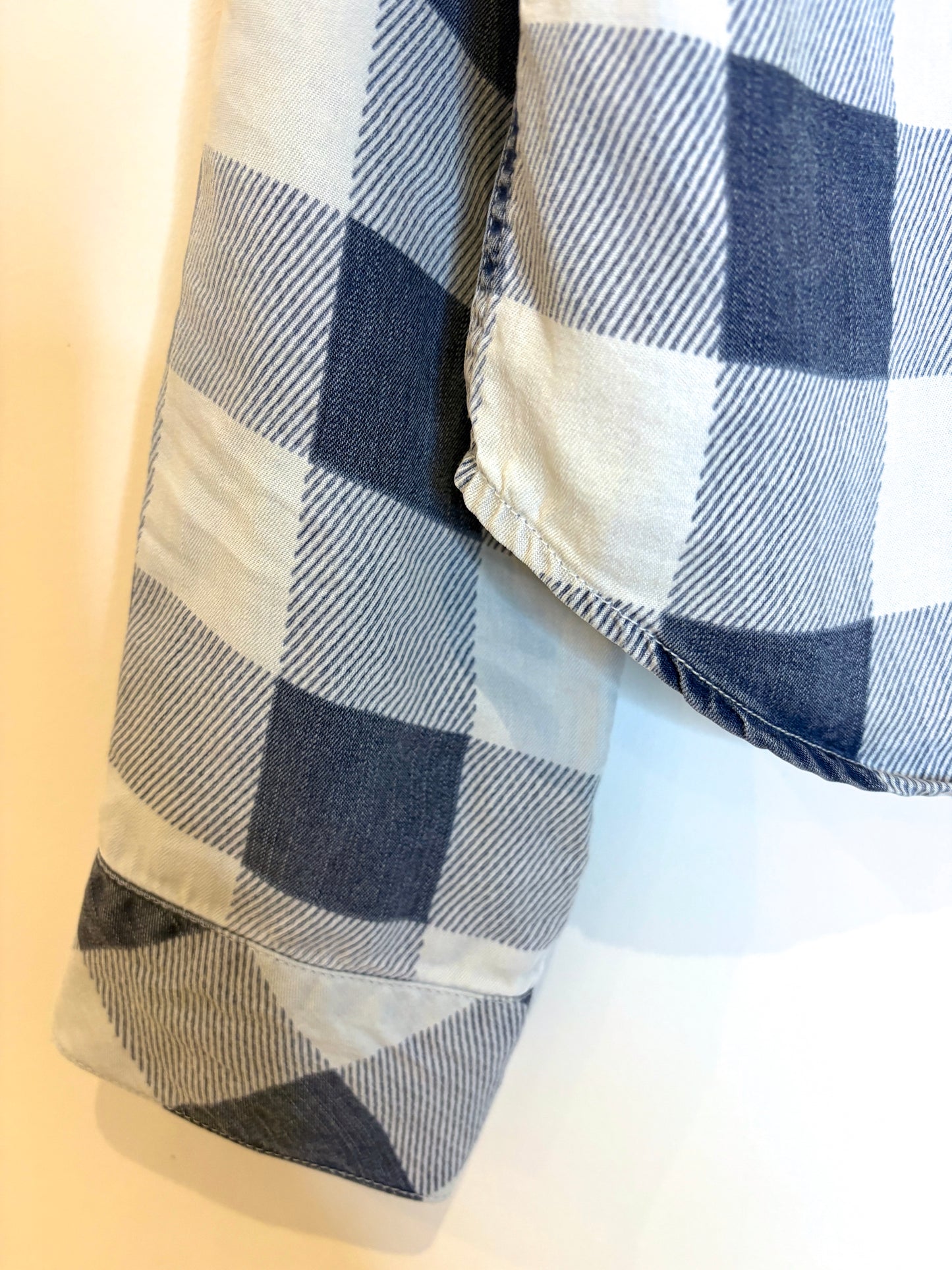 Rails Cropped Plaid Shirt M