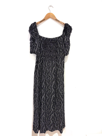 & Other Stories Printed Dress UK 10