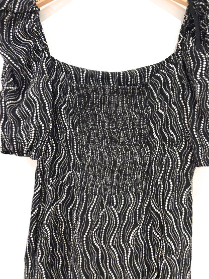 & Other Stories Printed Dress UK 10