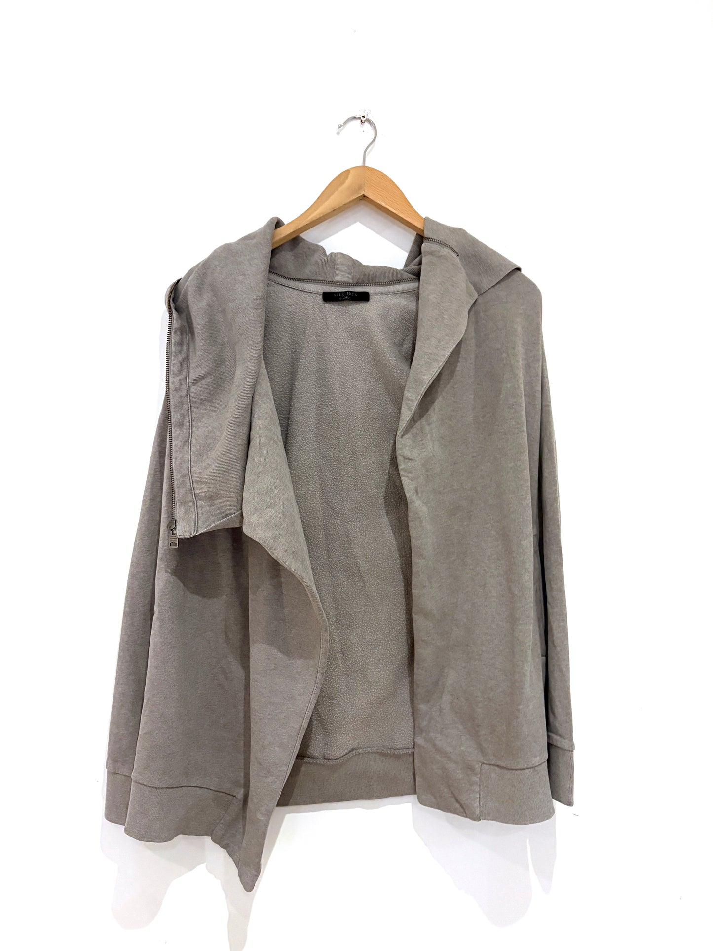 All Saints Jersey Zip Cardigan 