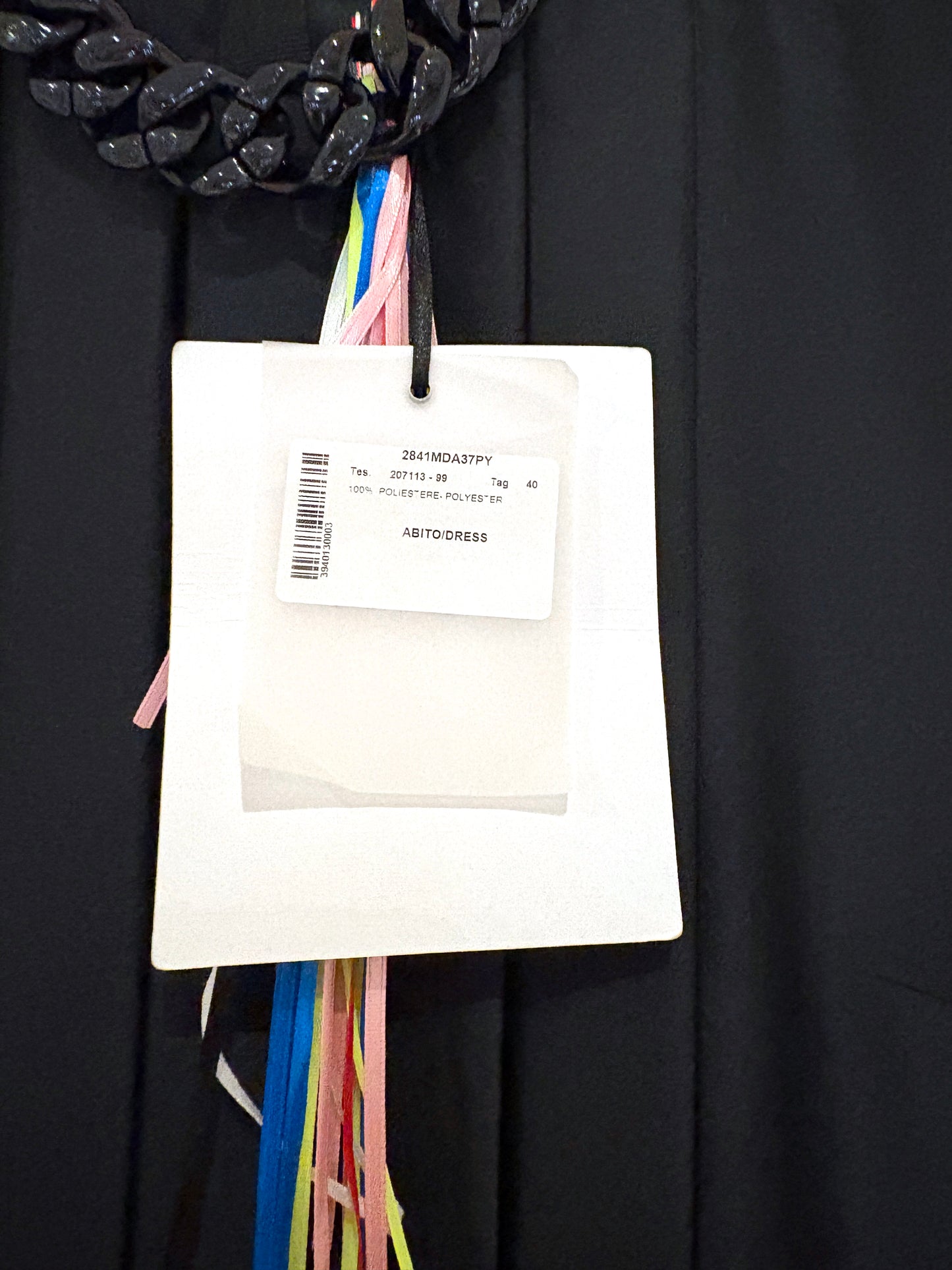 New With Tags MSGM Contrast Stripe Pleated Dress UK 8