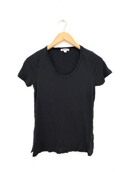 Whistles Black Tee S