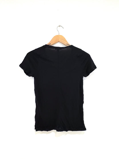 Whistles Black Tee S