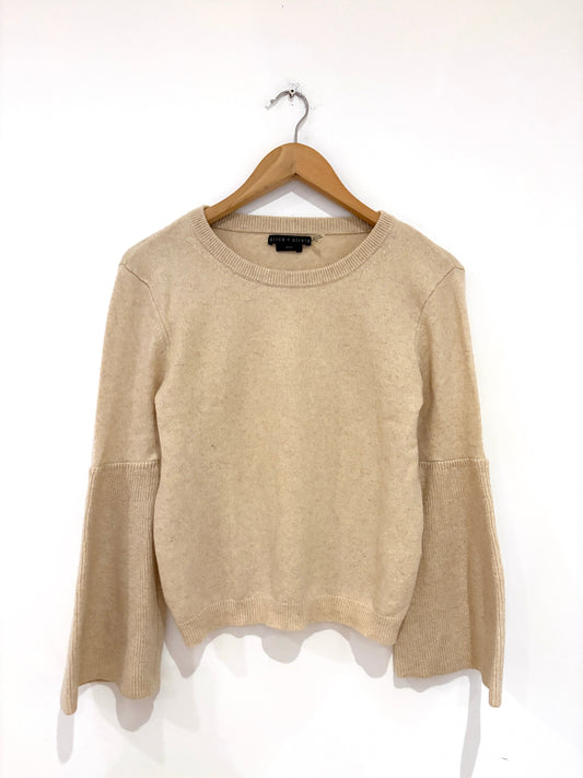 Alice+Olivia Beige Wool Jumper