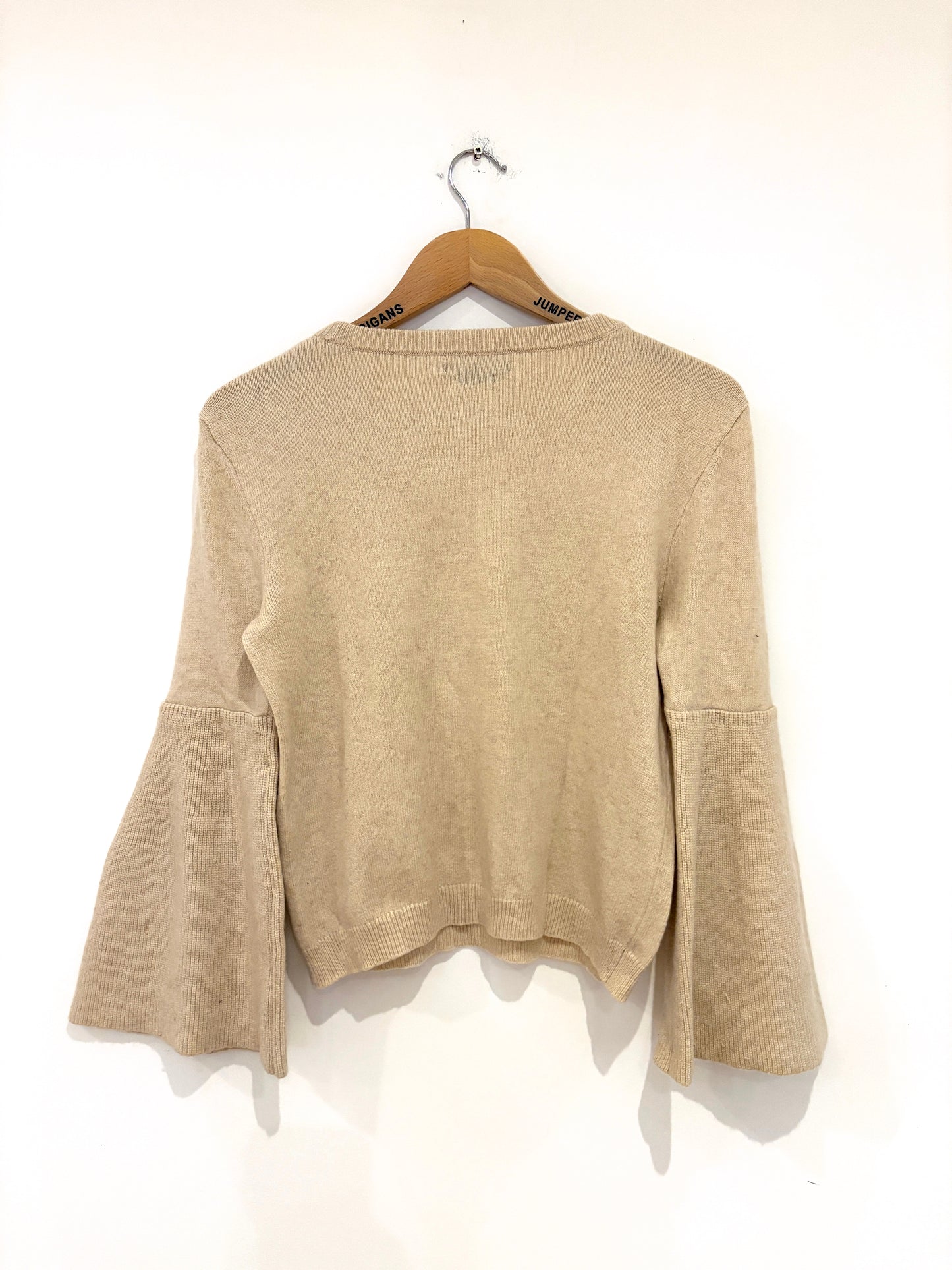 Alice+Olivia Beige Wool Jumper M