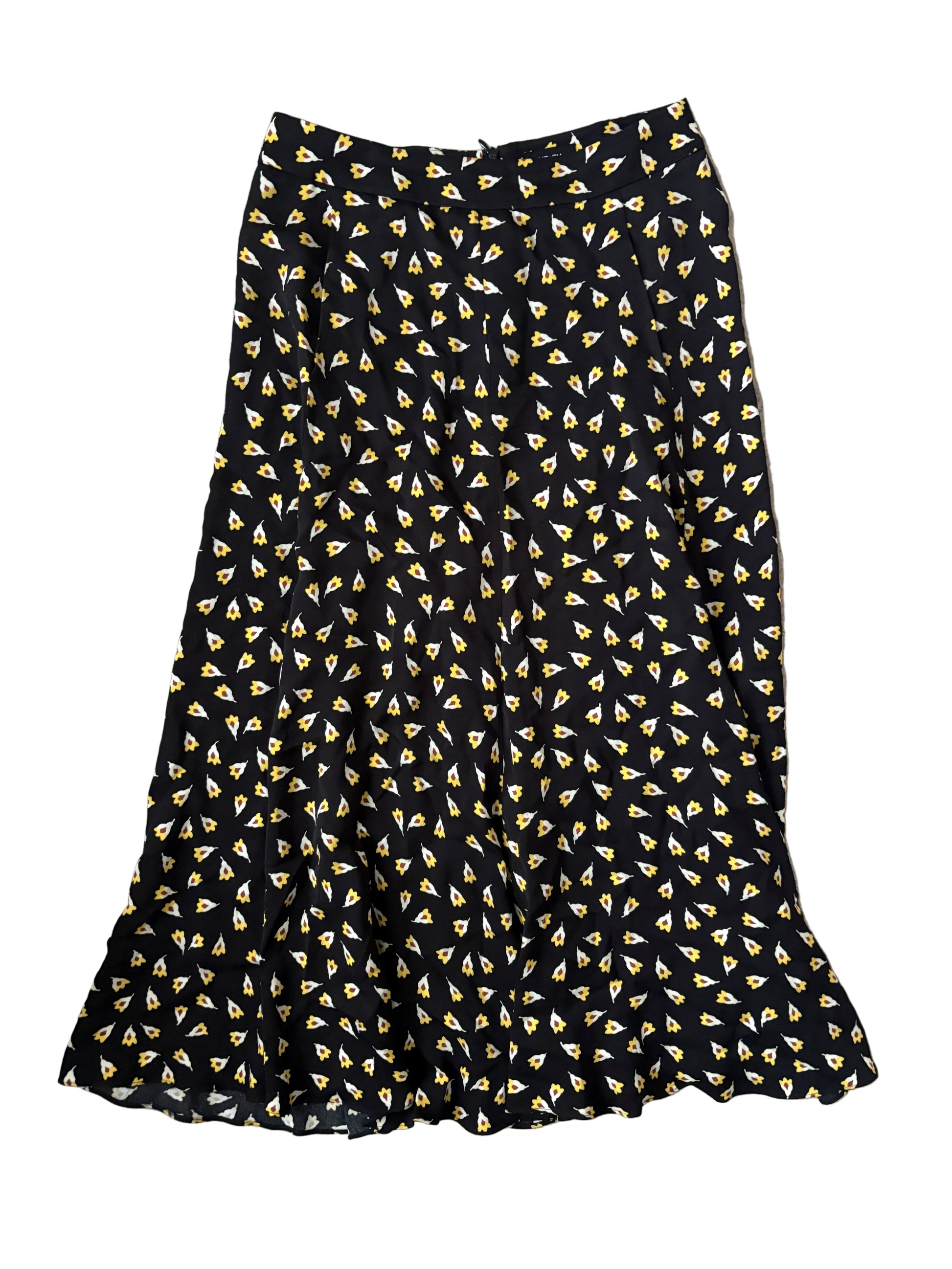 Me+Em Flower bud flared skirt