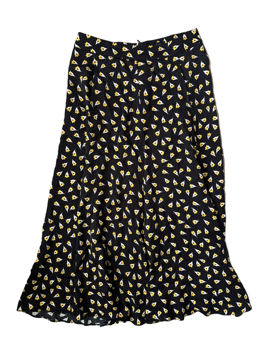 Me+Em Flower bud flared skirt