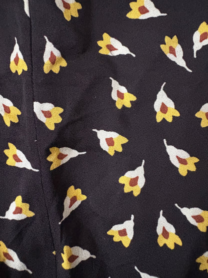 Me+Em Flower Bud Print Flared Skirt UK 10