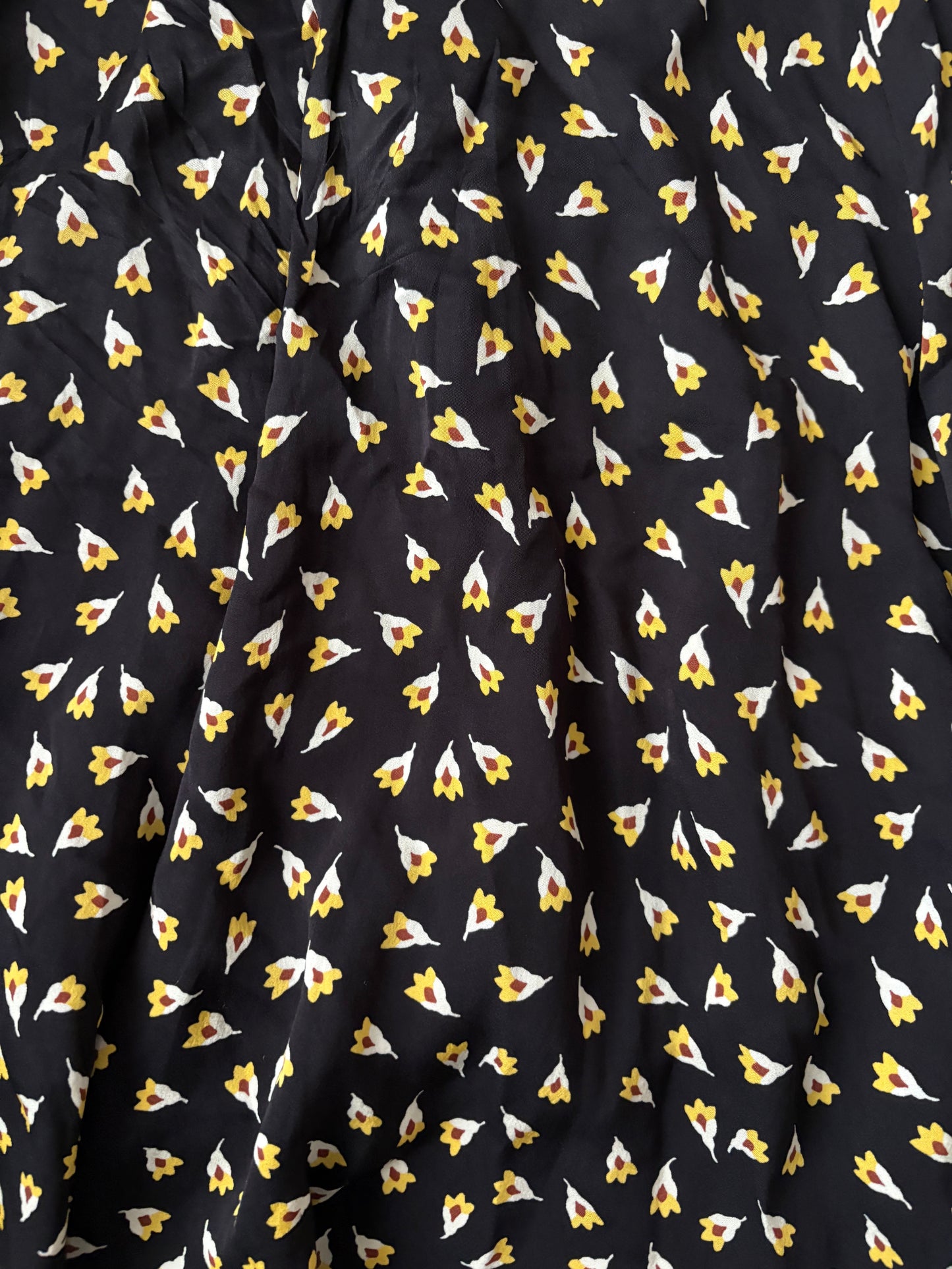 Me+Em Flower Bud Print Flared Skirt UK 10