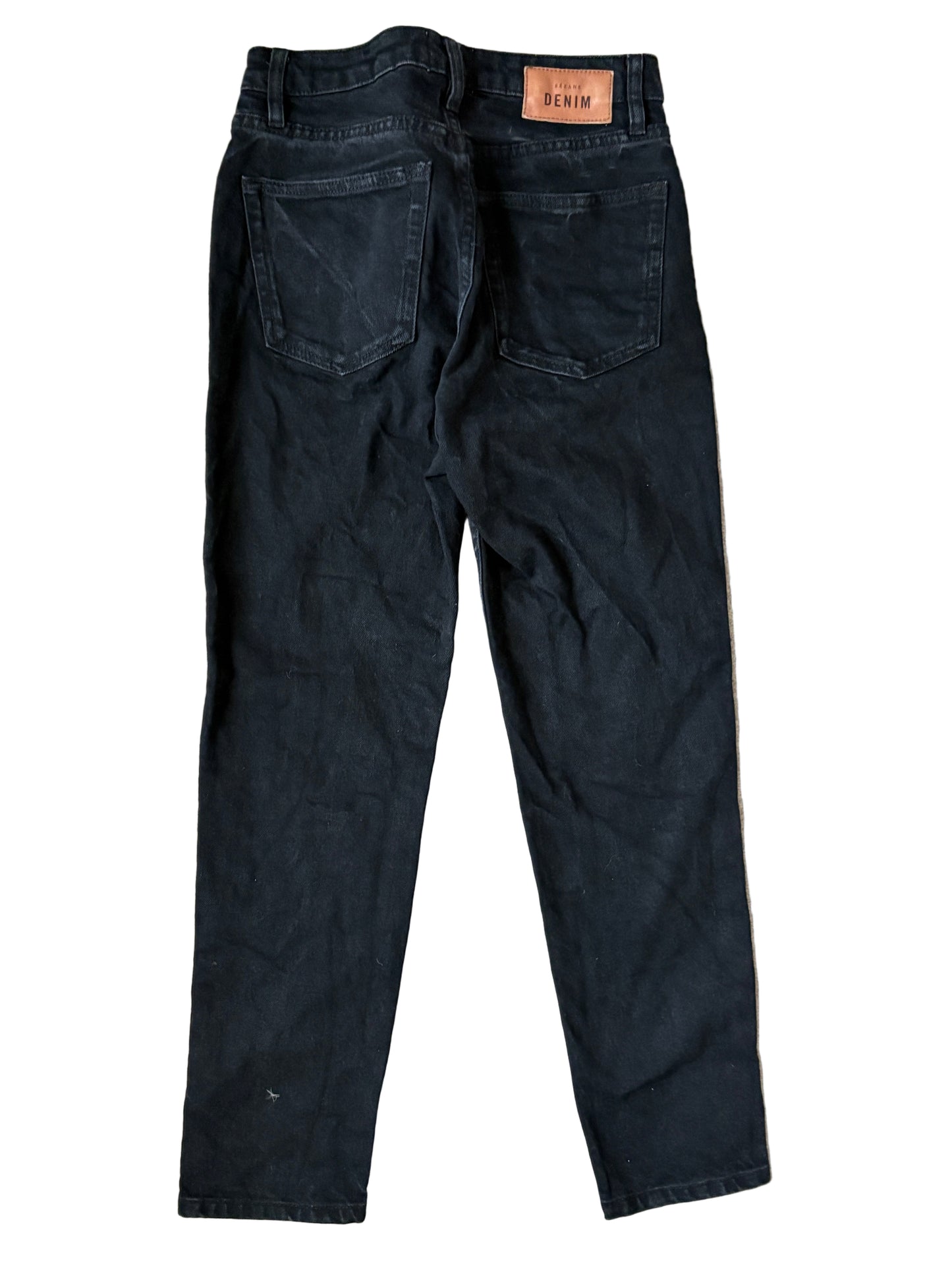 Sézane Straight Leg Black Jeans 26"