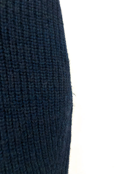 Maje Navy Wool Blend Jumper S