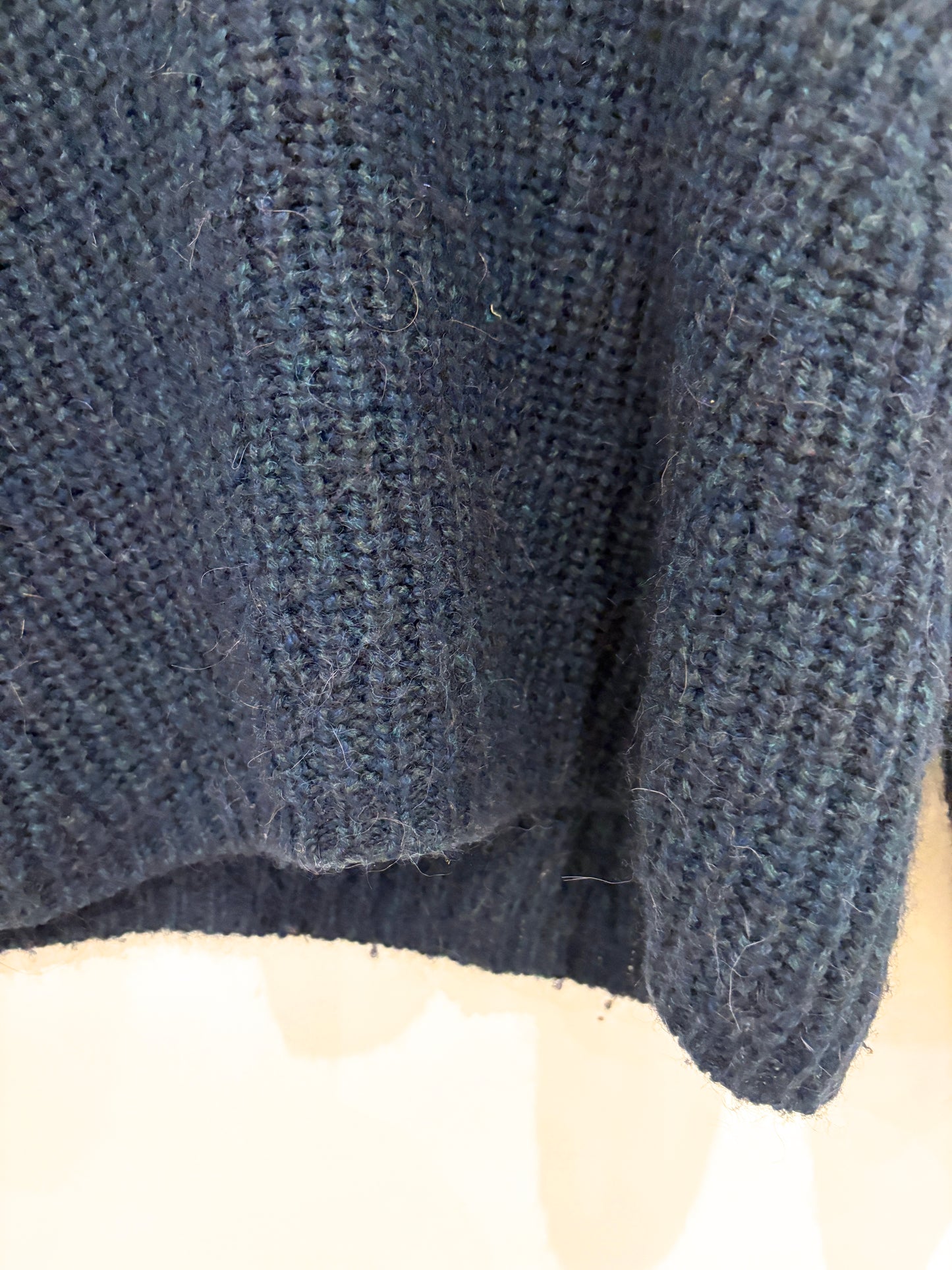 Maje Navy Wool Blend Jumper S