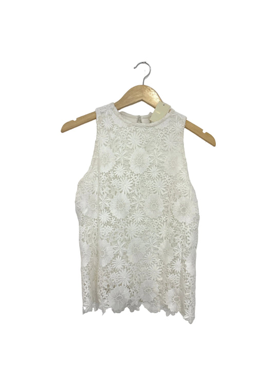 Maje Ecru Lace Blouse