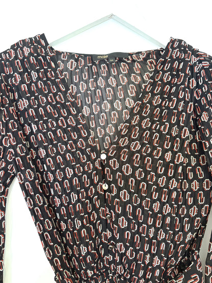 Maje Monogram Dress UK 6