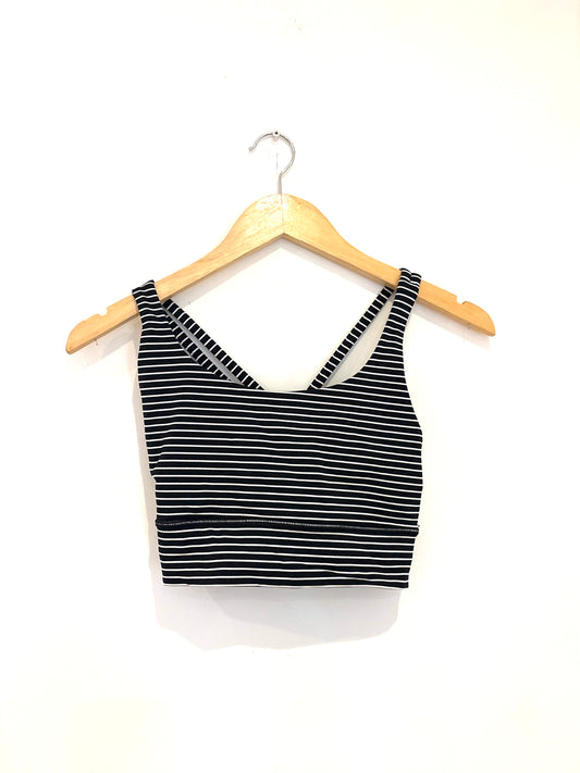 Lululemon Striped Sports Bra UK 10