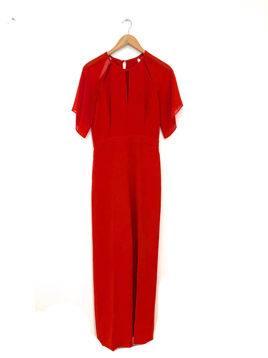 Reiss Scarlett Red Jumpsuit