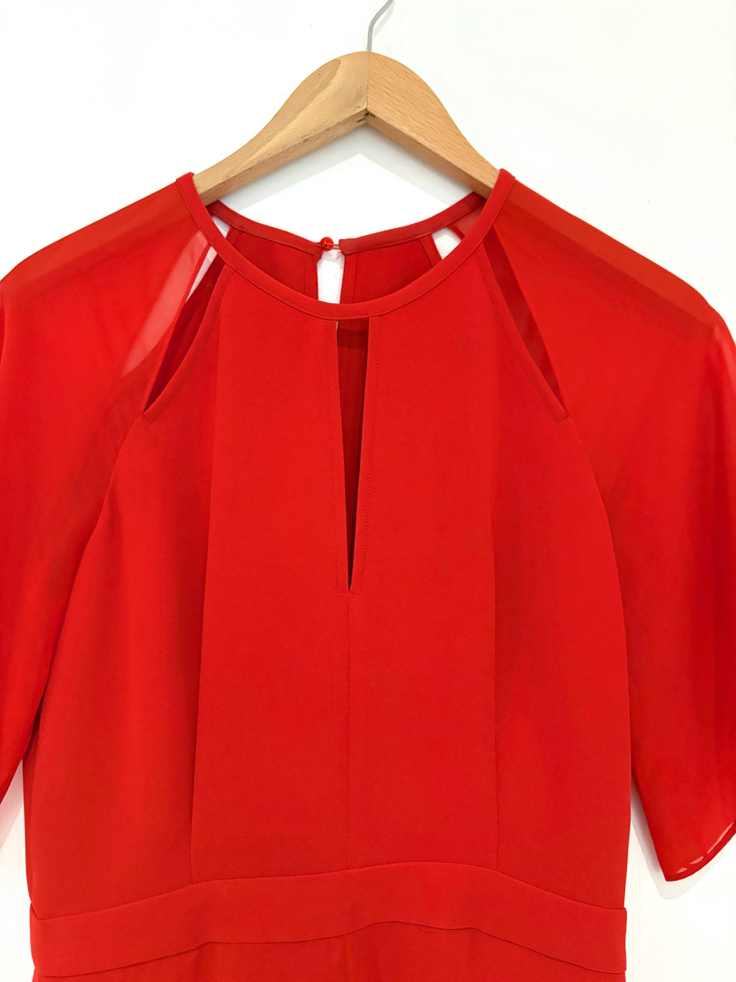 Reiss Red Jumpsuit UK 10