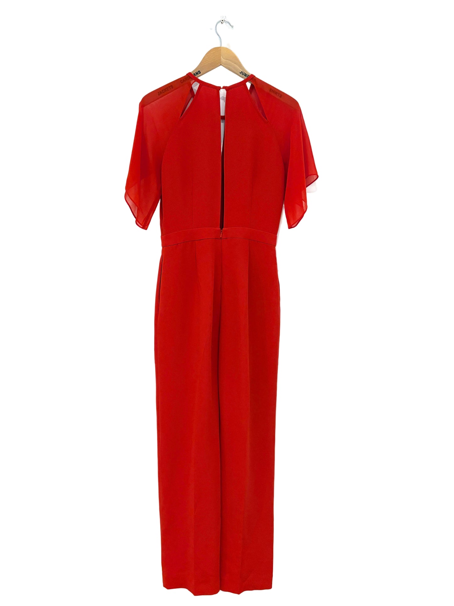 Reiss Red Jumpsuit UK 10
