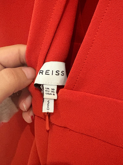 Reiss Red Jumpsuit UK 10