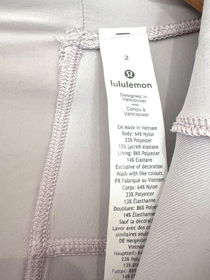 Lululemon Grey Scuba Oversized Half Zip Hoodie UK 6