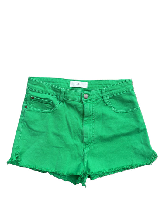 Ba&Sh Cluego Green Denim Shorts