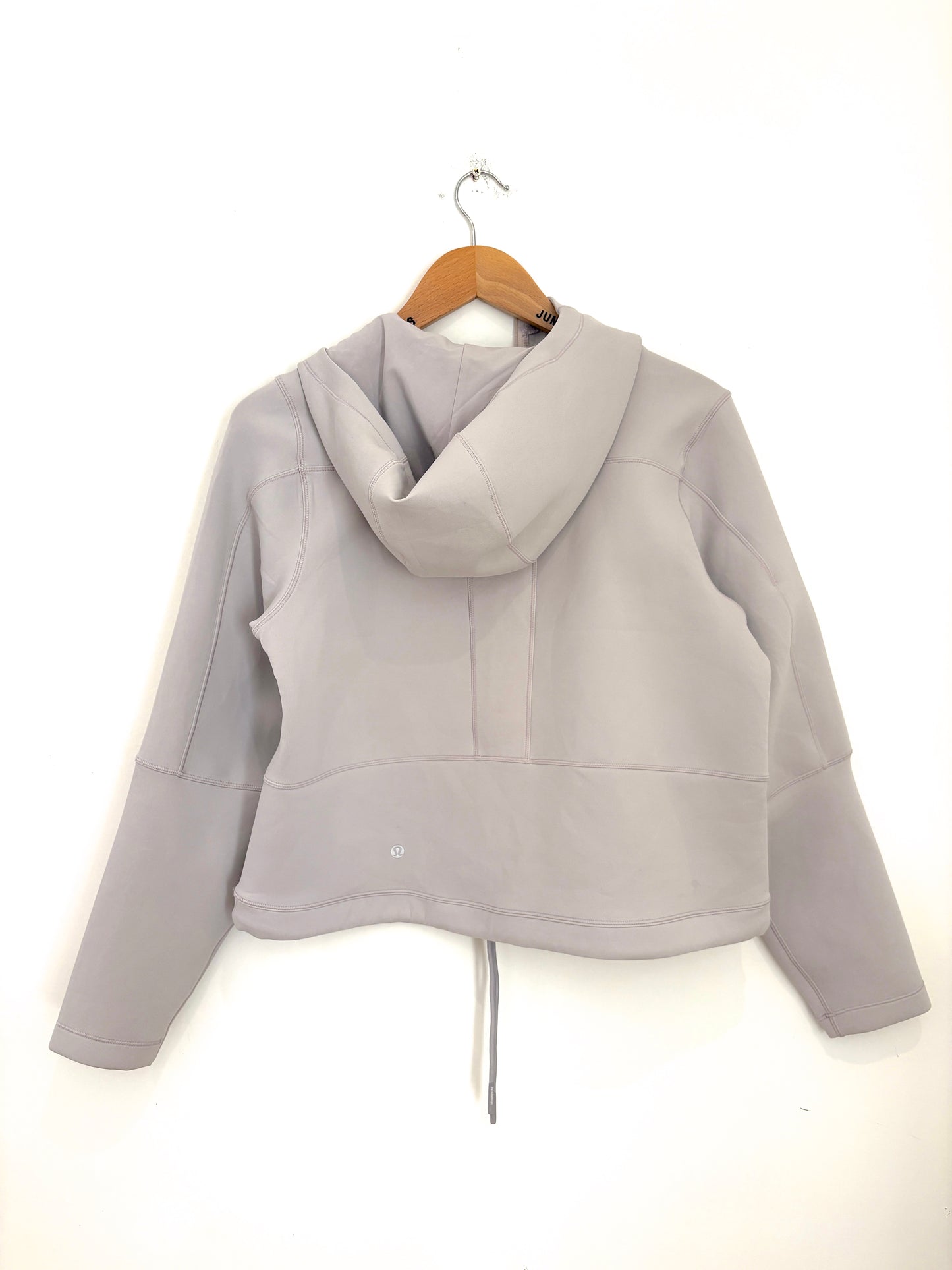 Lululemon Grey Scuba Oversized Half Zip Hoodie UK 6