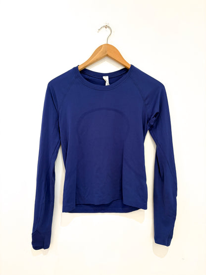 Lululemon Blue Mesh Longsleeved
