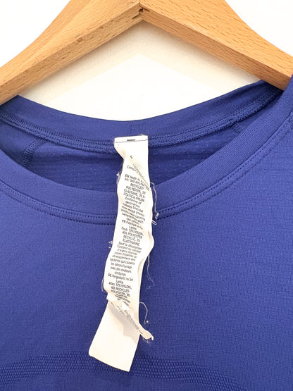 Lululemon Blue Mesh Longsleeved Top UK 10