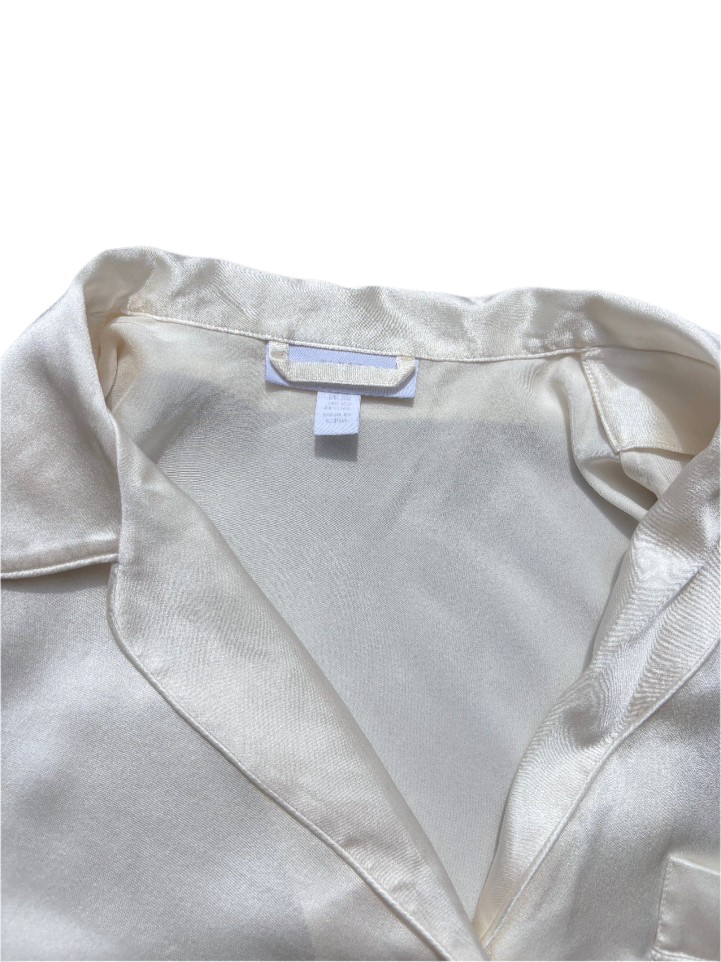 White Company White Label Silk Pyjama Set XS