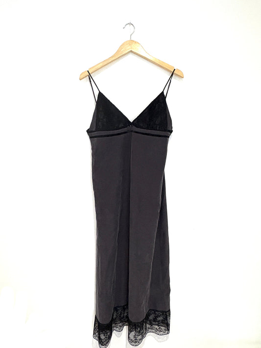 Massimo Dutti Silk Slip Dress