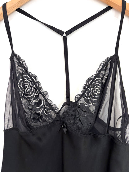 Intimissimi Silk Black Night Dress M