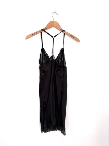Intimissimi Silk Black Night Dress M