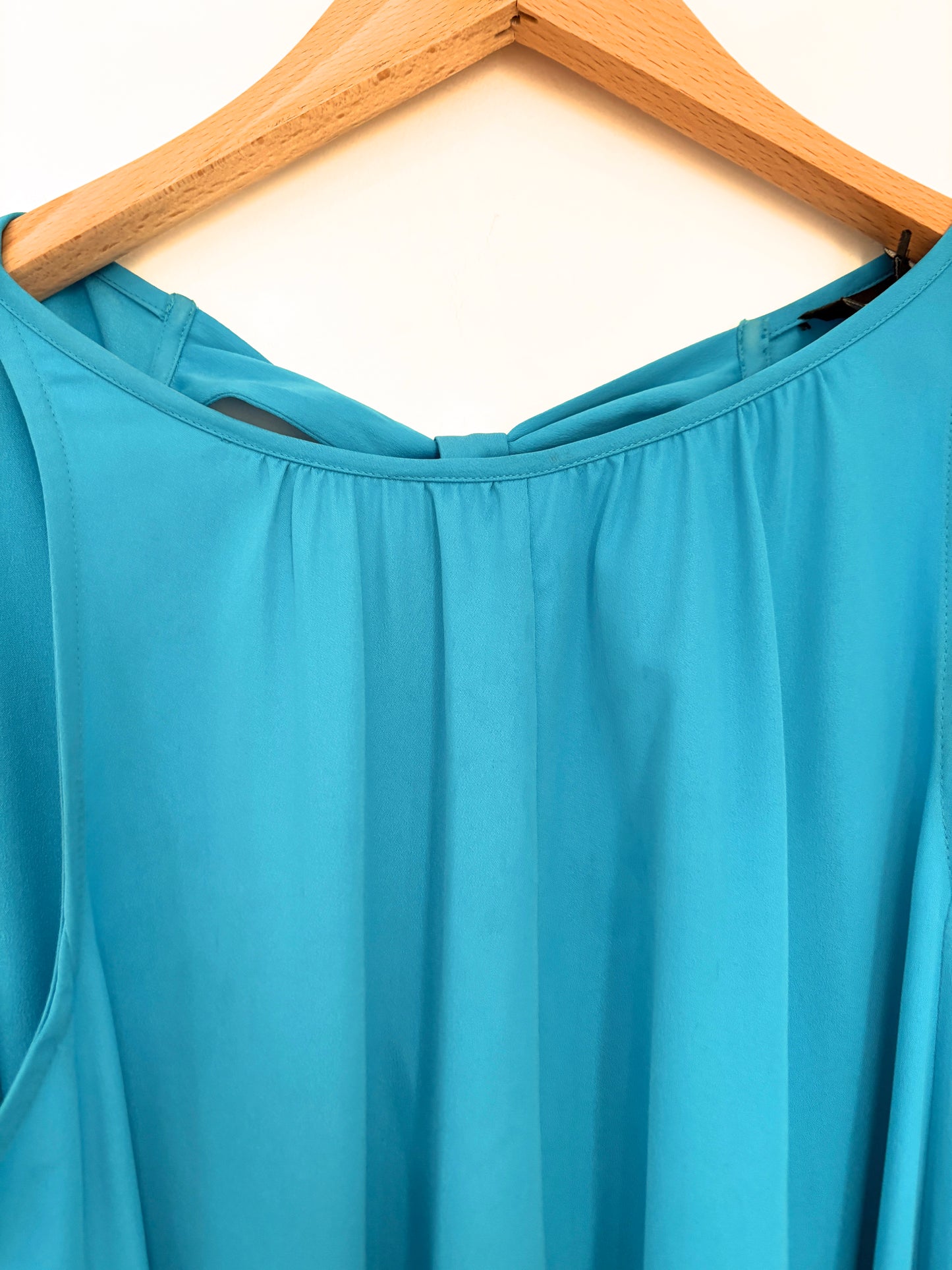 Me+Em Turquoise Belted Dress UK 10