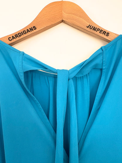 Me+Em Turquoise Belted Dress UK 10