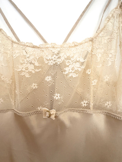 Intimissimi Silk Beige Night Dress S