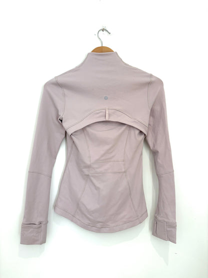 Lululemon Light Purple Full Zip Up Jacket UK 8