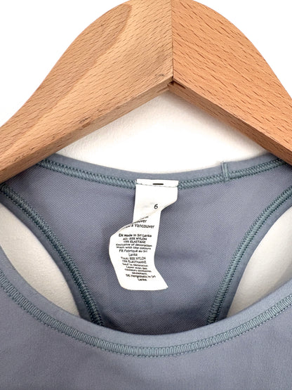 New With Tags Lululemon Ebb to Train Bra Blue UK 10