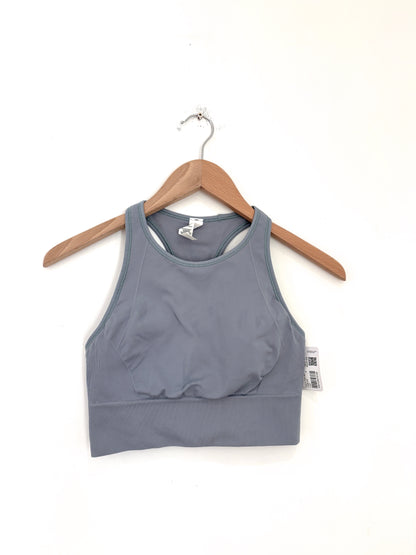 New With Tags Lululemon Ebb to Train Bra Blue UK 10