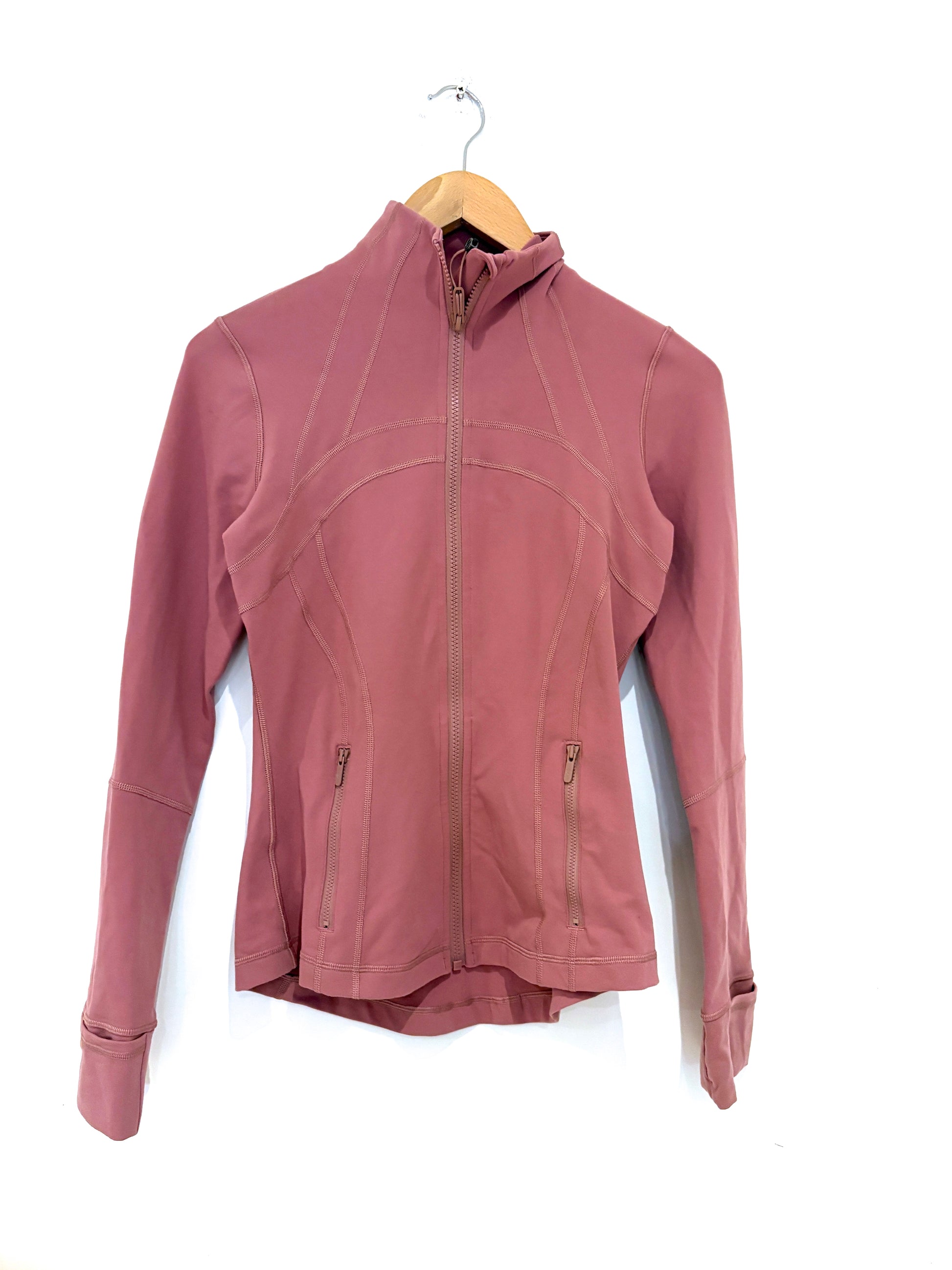 Lululemon Rose Pink Full Zip Up Jacket 