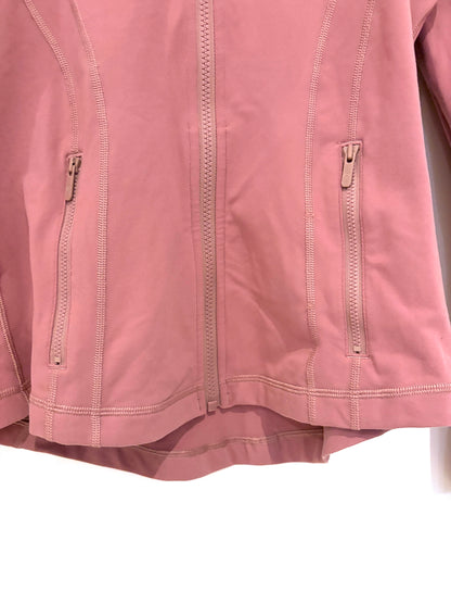 Lululemon Rose Pink Full Zip Up Jacket UK 8