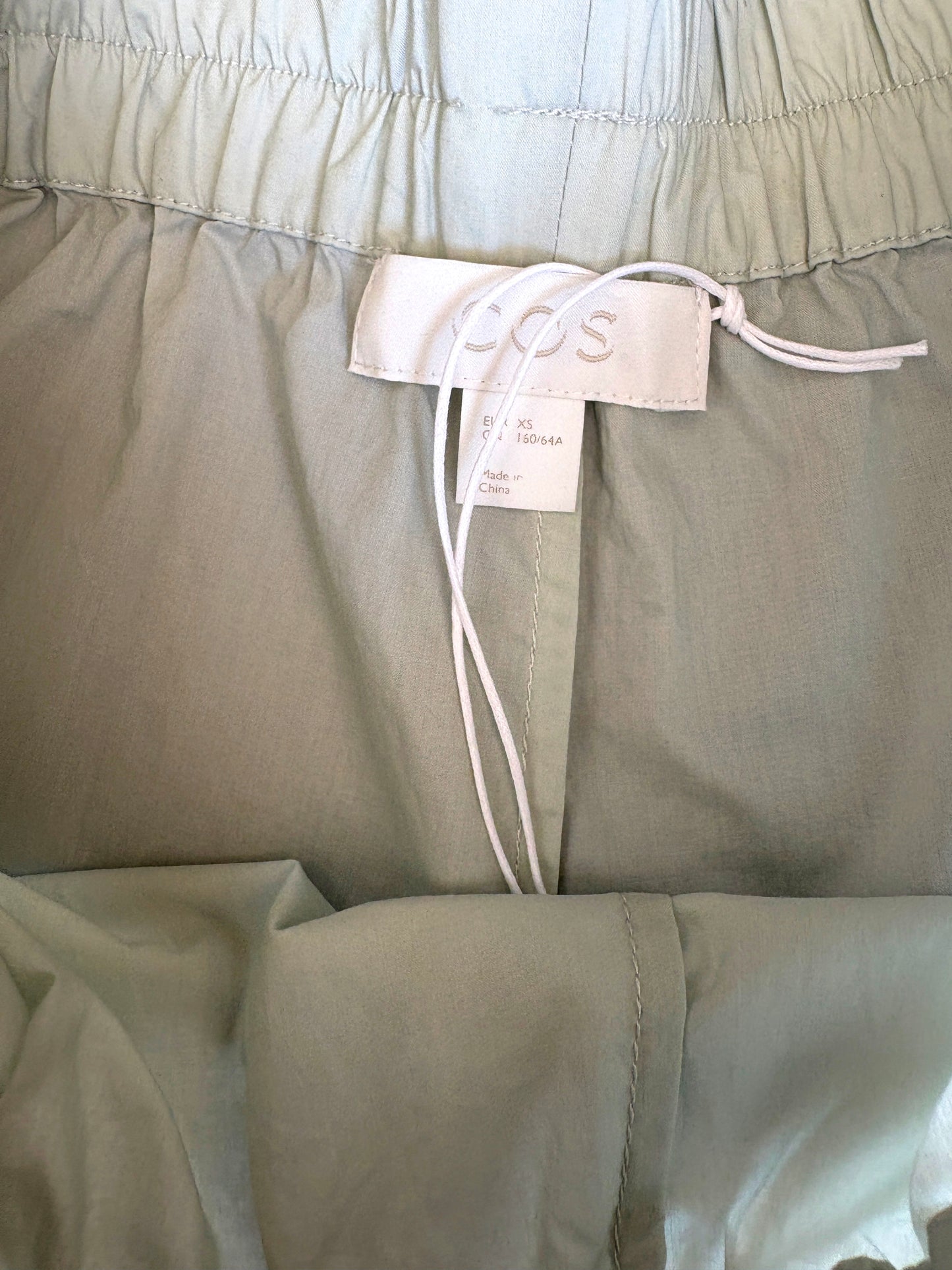 COS Light Green Knee-length Shorts XS