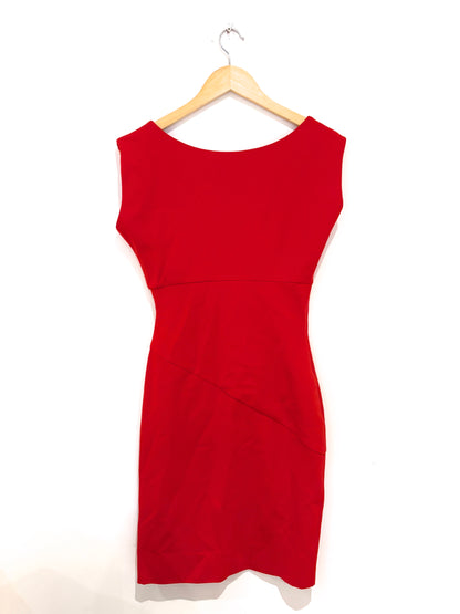 Diane Von Furstenberg Red Body Con Dress UK 10
