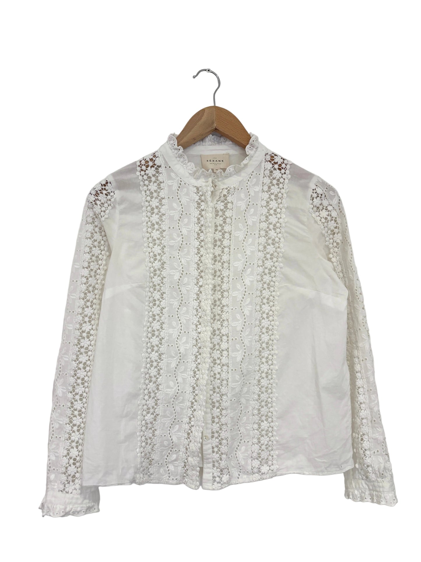 Sezane Lace Shirt