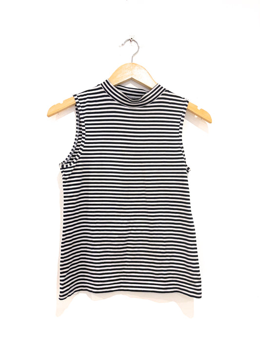 Theory Striped Jersey Top