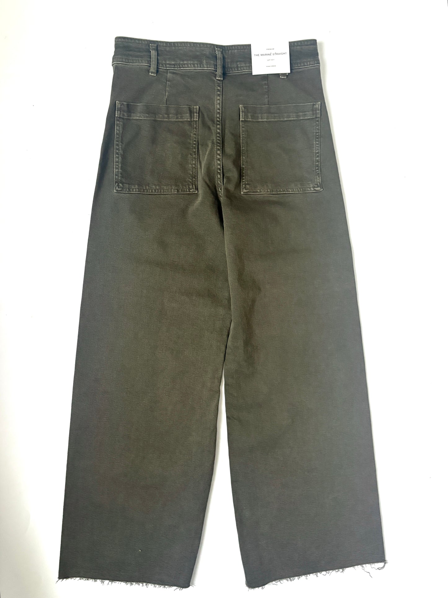 New with tags Zara Marine Straight Khaki Jeans UK 12