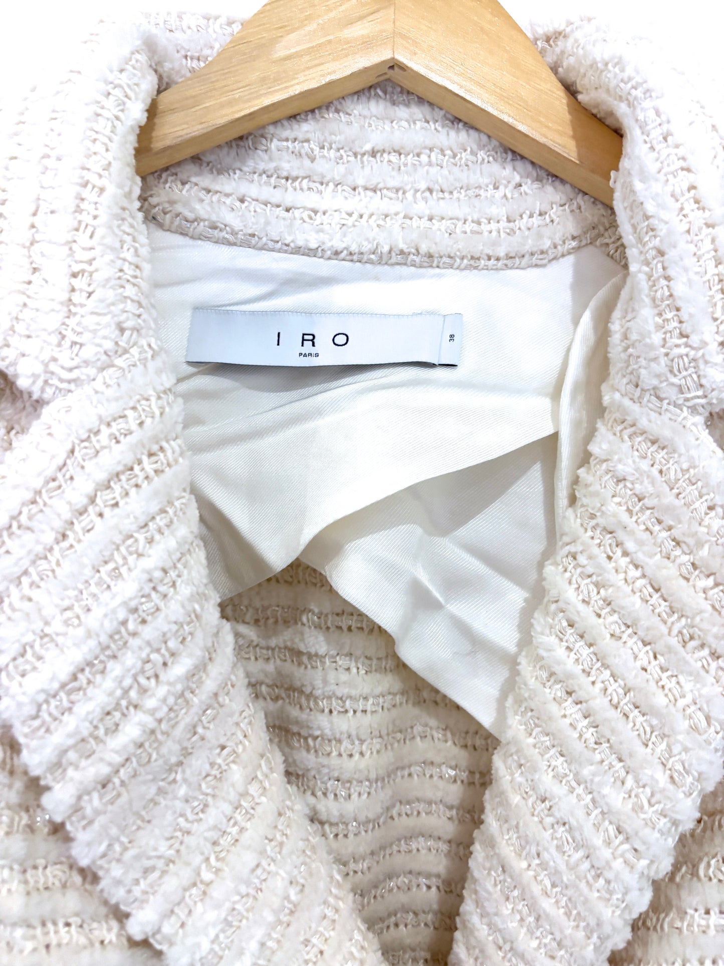 Iro Cream Coat UK 10