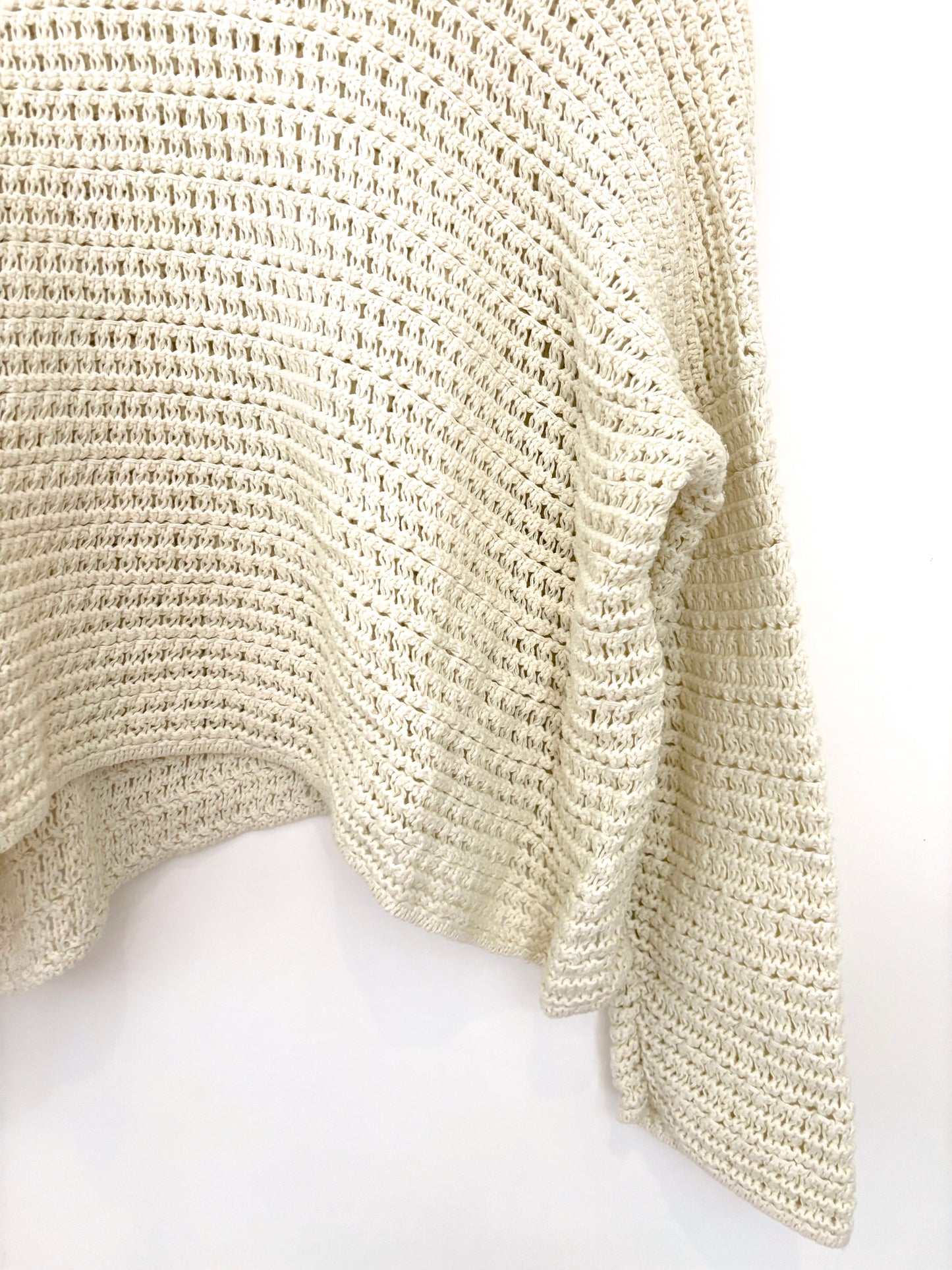 Me+Em Chunky Cotton Open Weave Jumper M
