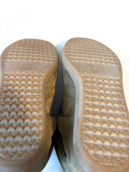 Isabel Marant Bekett Taupe Trainers UK 5
